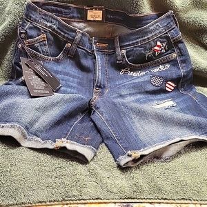 Rock republic mid rise shorts